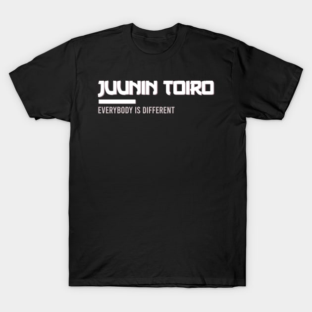 Juunin Toiro - everybody is different T-Shirt by vpdesigns